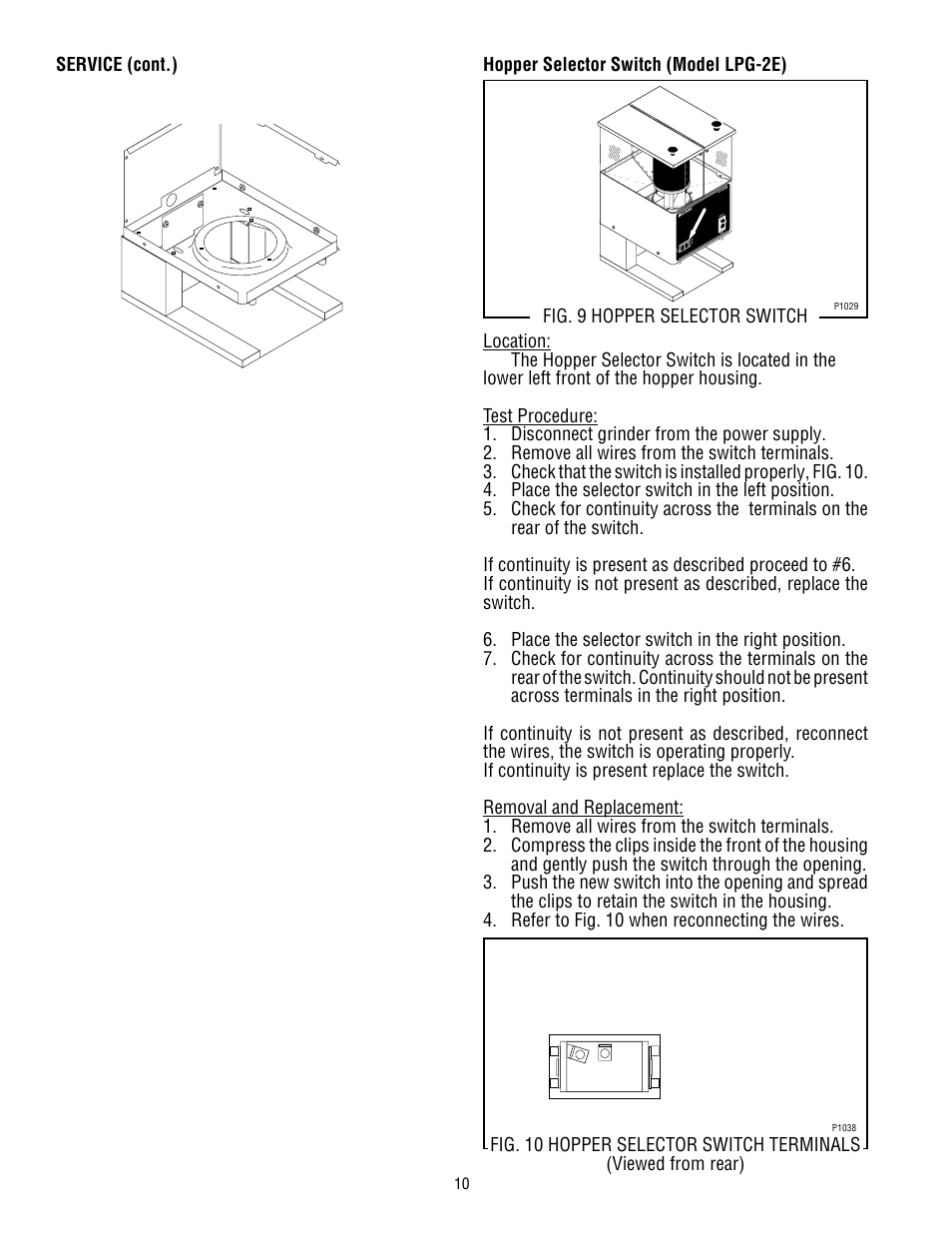 Bunn LPG-2E User Manual | Page 10 / 22