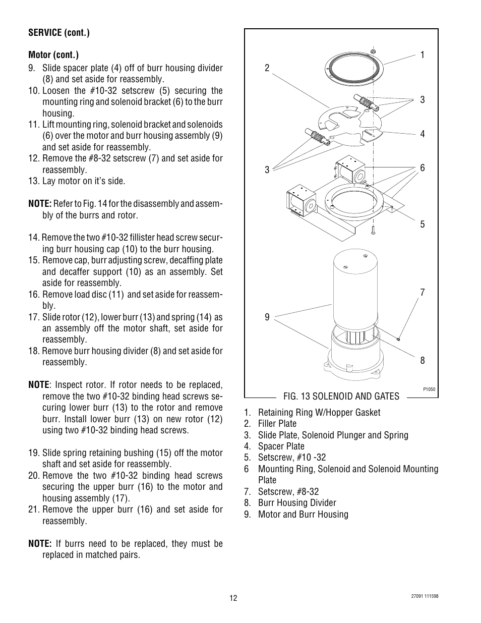 Bunn LPG-2E User Manual | Page 12 / 22