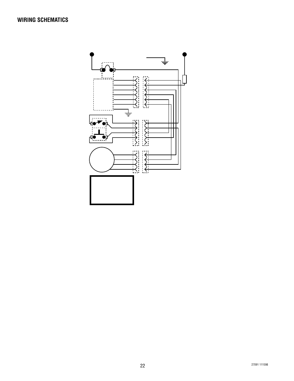 Schematic wiring diagram lpg-b, Wiring schematics | Bunn LPG-2E User Manual | Page 22 / 22