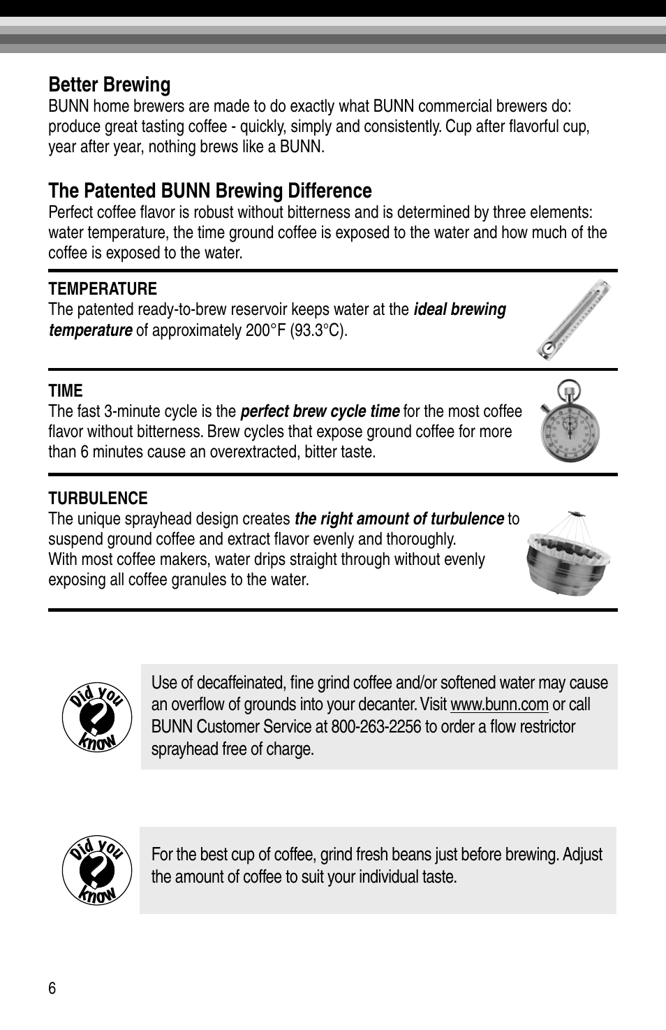 Bunn GRX-W  EN User Manual | Page 8 / 15