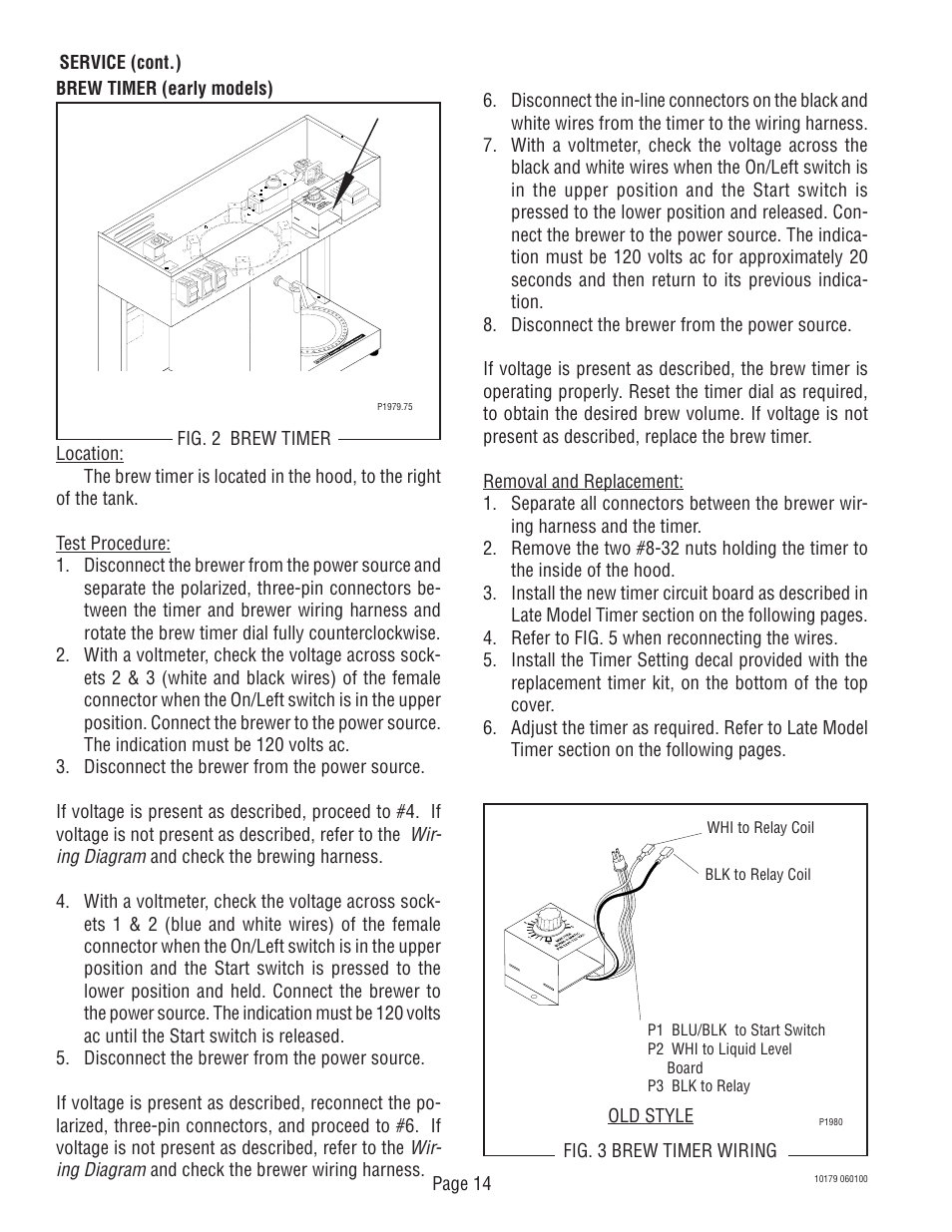 Bunn VLPF User Manual | Page 14 / 28