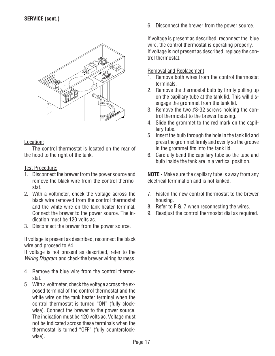 Bunn VLPF User Manual | Page 17 / 28