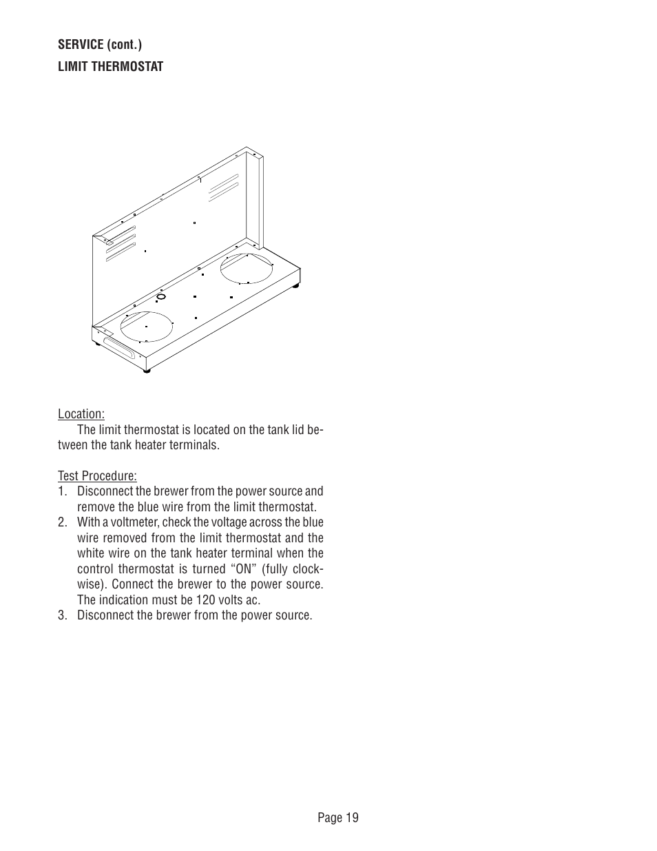 Bunn VLPF User Manual | Page 19 / 28