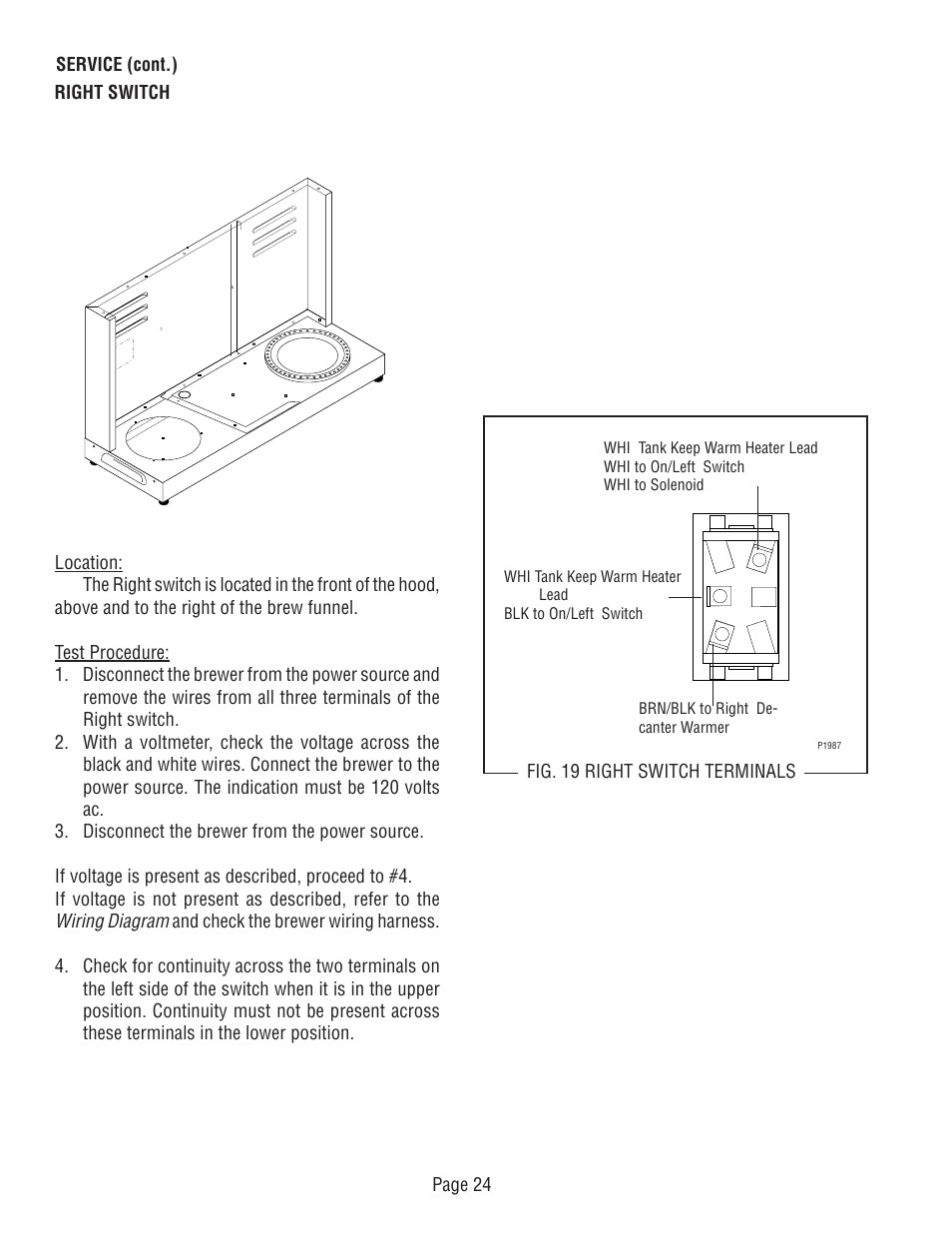 Bunn VLPF User Manual | Page 24 / 28