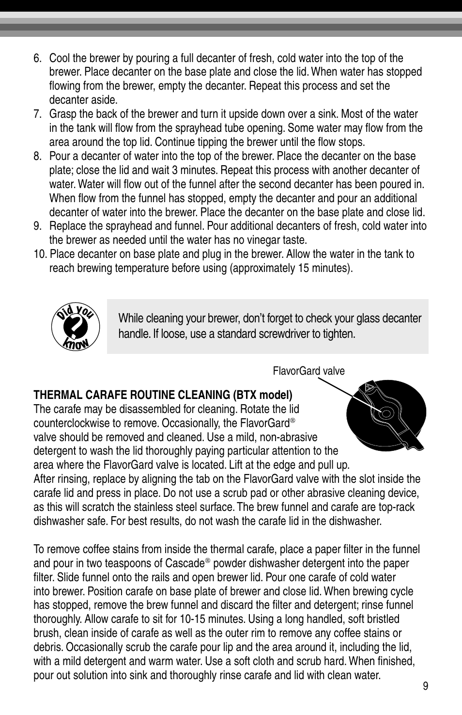Bunn BX-B User Manual | Page 11 / 16