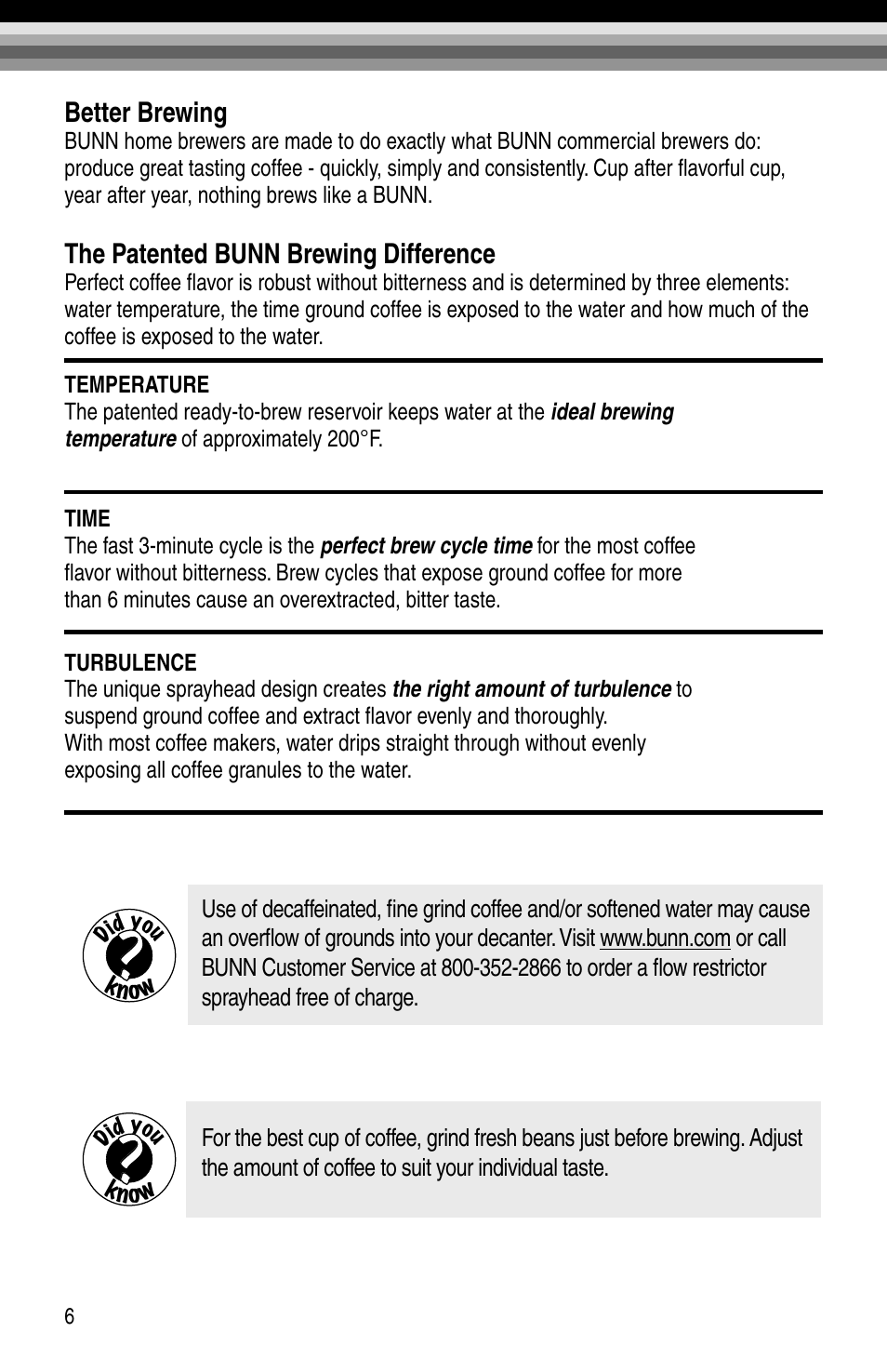 Bunn BX-B User Manual | Page 8 / 16