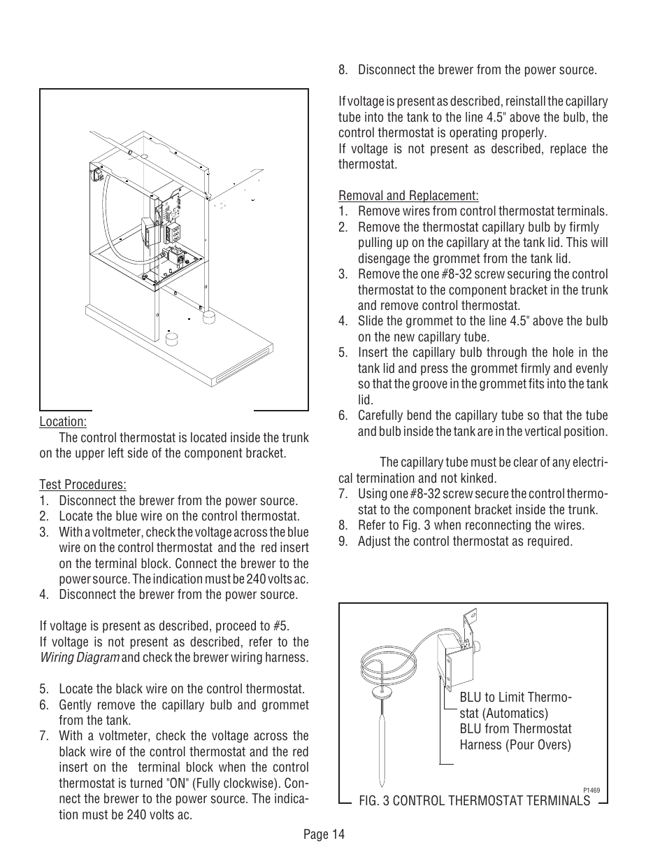 Bunn CWA-APS User Manual | Page 14 / 25