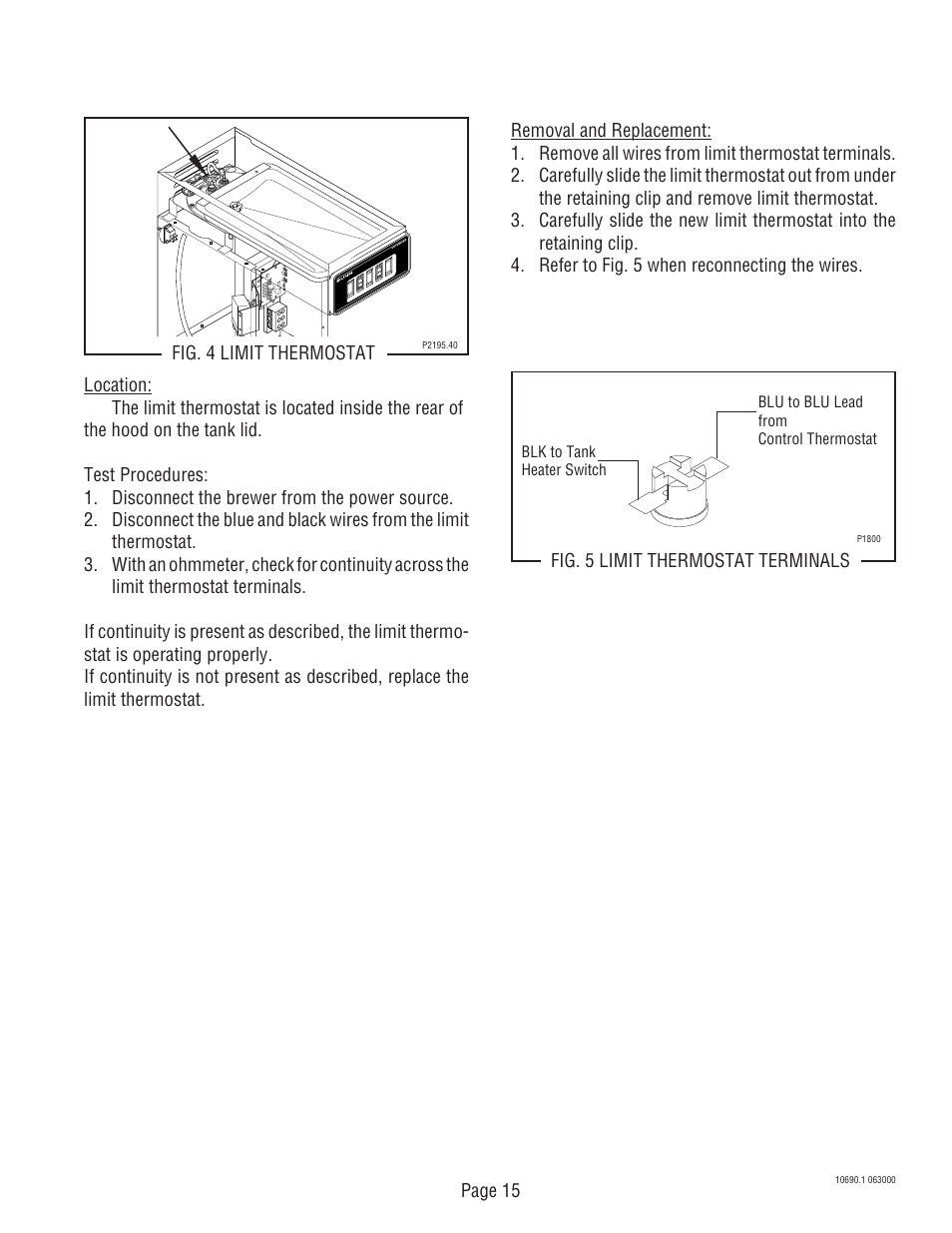 Bunn CWA-APS User Manual | Page 15 / 25