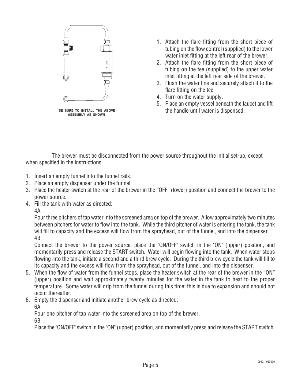 Bunn CWA-APS User Manual | Page 5 / 25