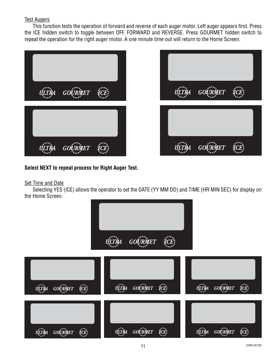 Set date time ? no y e s | Bunn ULTRA-2 User Manual | Page 11 / 23