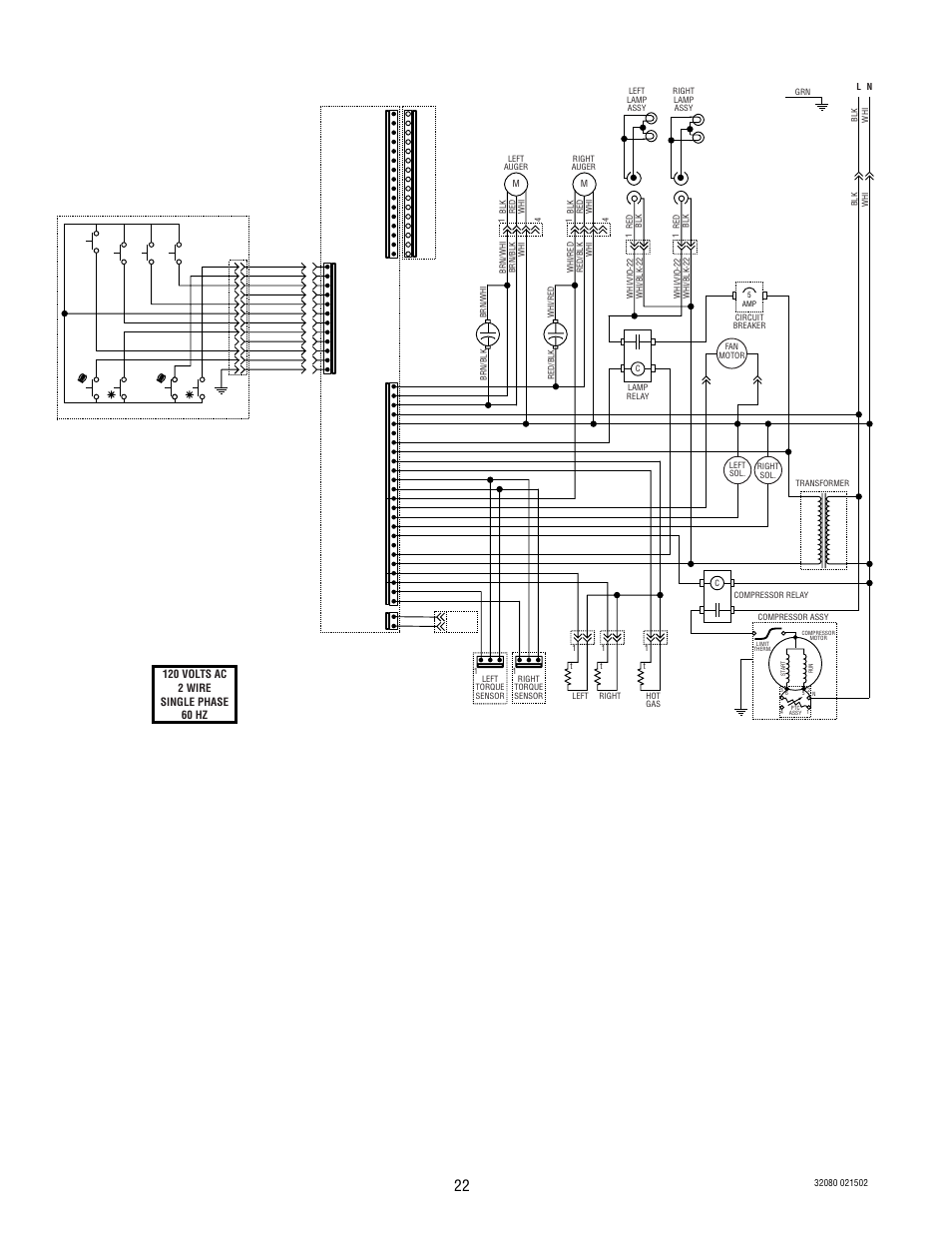Schematic wiring diagram ultra-2 | Bunn ULTRA-2 User Manual | Page 22 / 23
