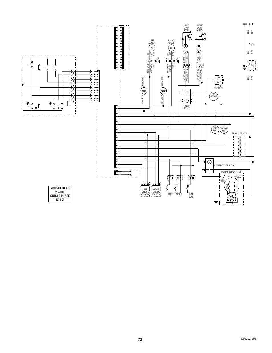 Schematic wiring diagram ultra-2a | Bunn ULTRA-2 User Manual | Page 23 / 23