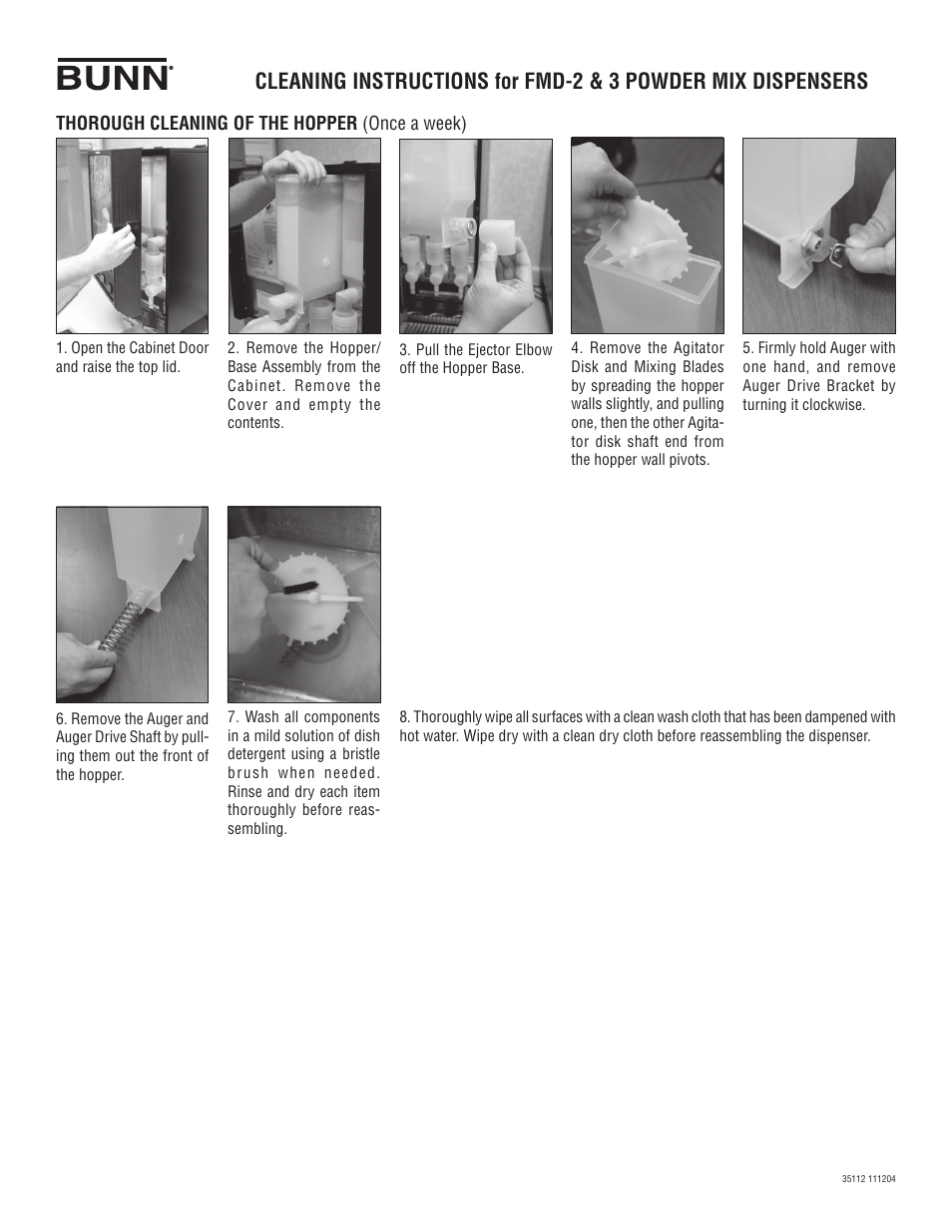 Bunn FMD-2 User Manual | Page 2 / 2