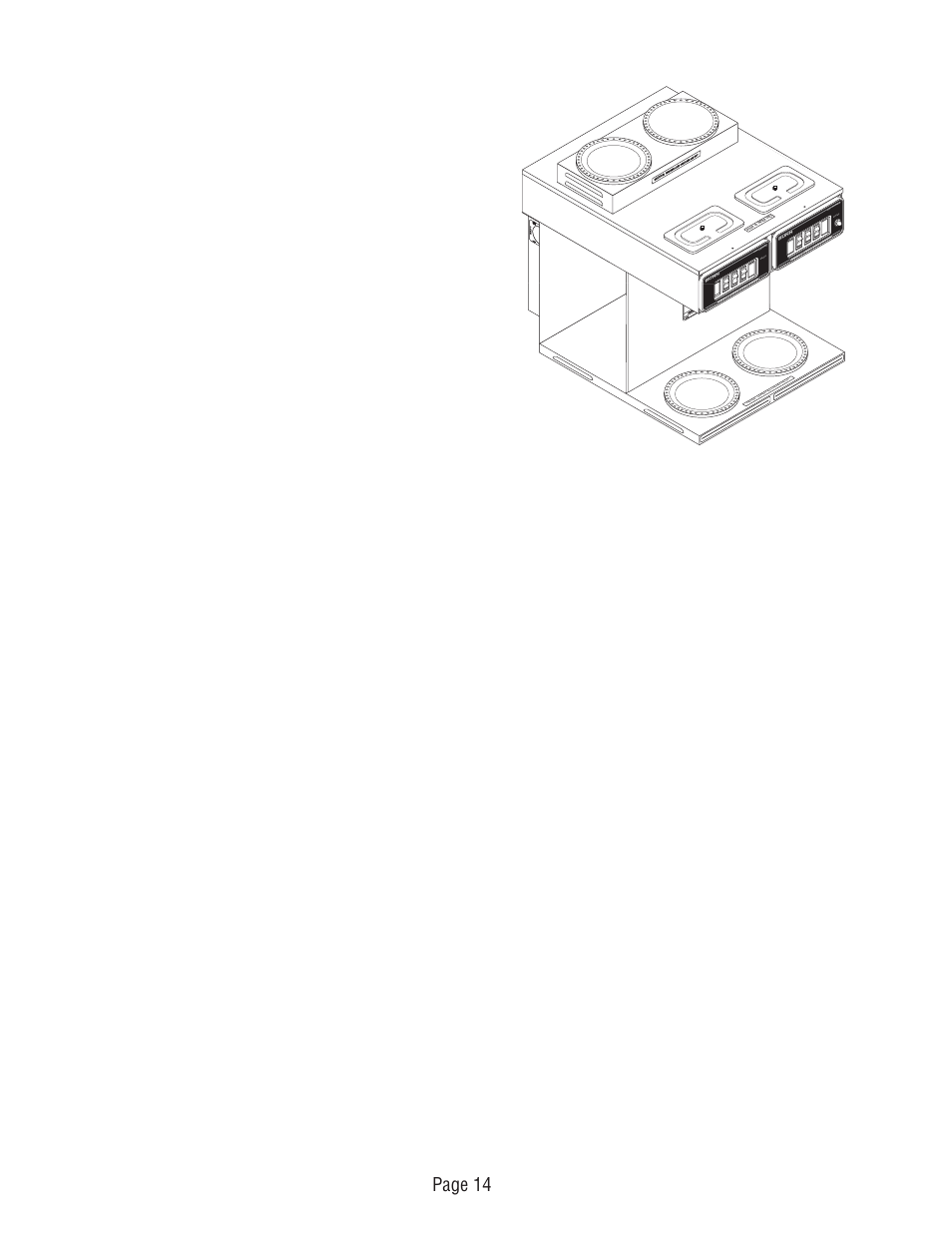 Page 14 | Bunn CWT TWIN User Manual | Page 14 / 35