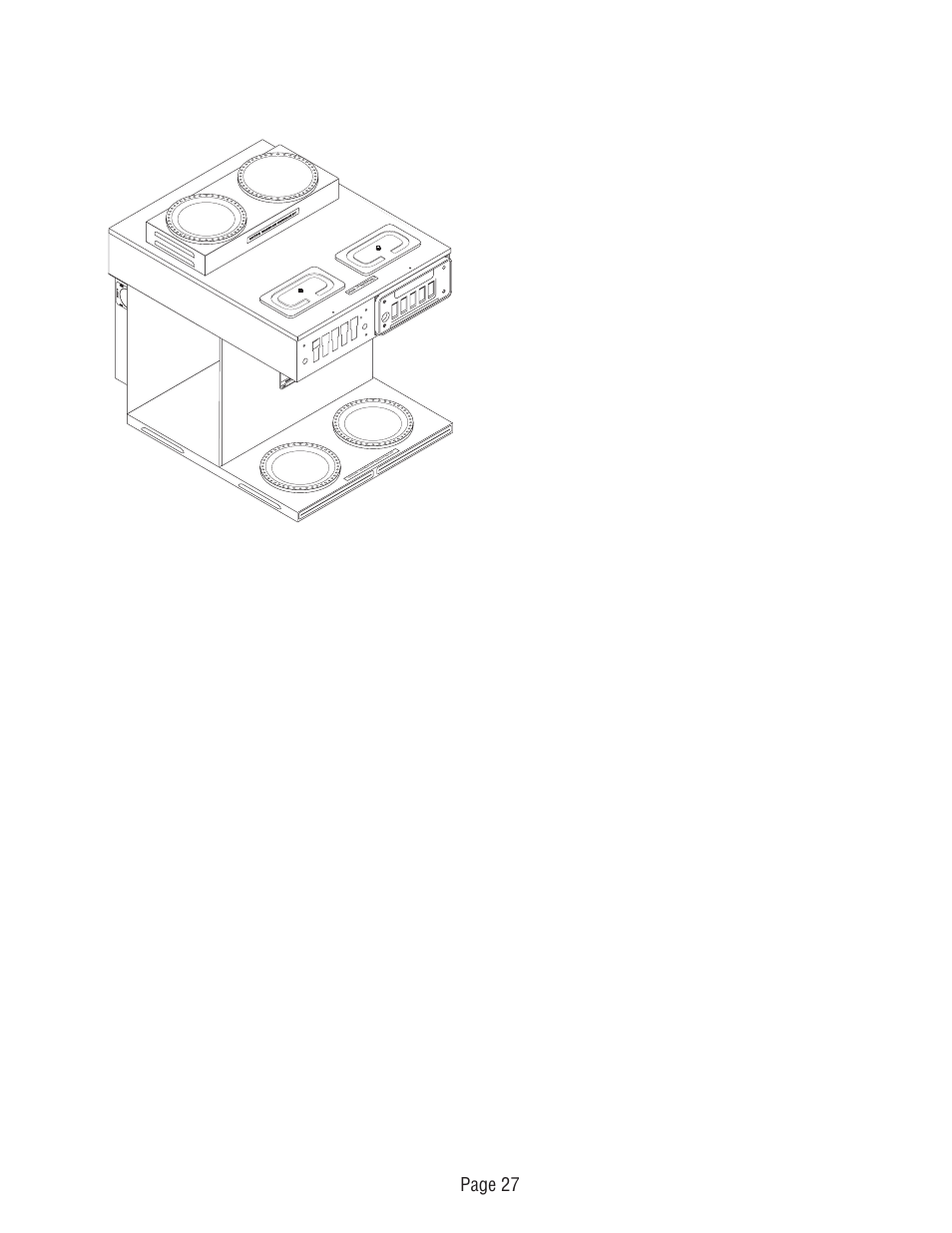 Page 27 | Bunn CWT TWIN User Manual | Page 27 / 35