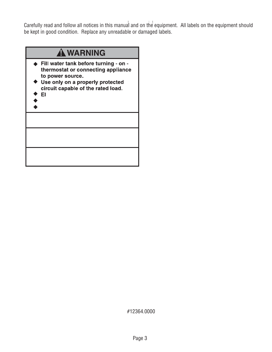Bunn CWT TWIN User Manual | Page 3 / 35