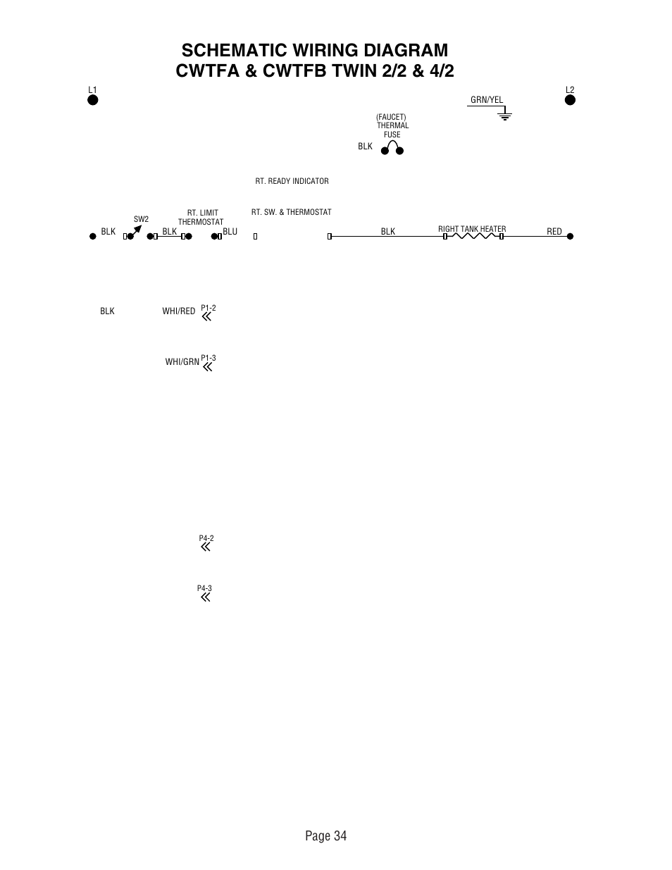 Page 34 | Bunn CWT TWIN User Manual | Page 34 / 35