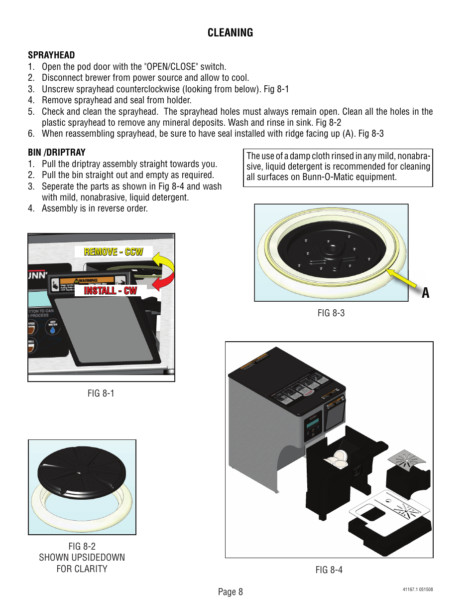 Bunn AutoPOD Brewer 41167.0001B User Manual | Page 8 / 13