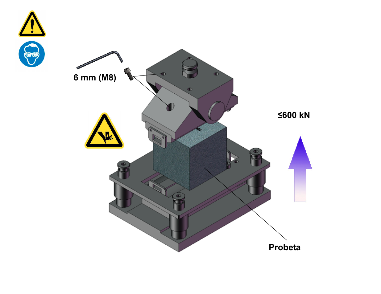 MTS Útil de separación por tracción para hormigón 600 kN User Manual | Page 2 / 2