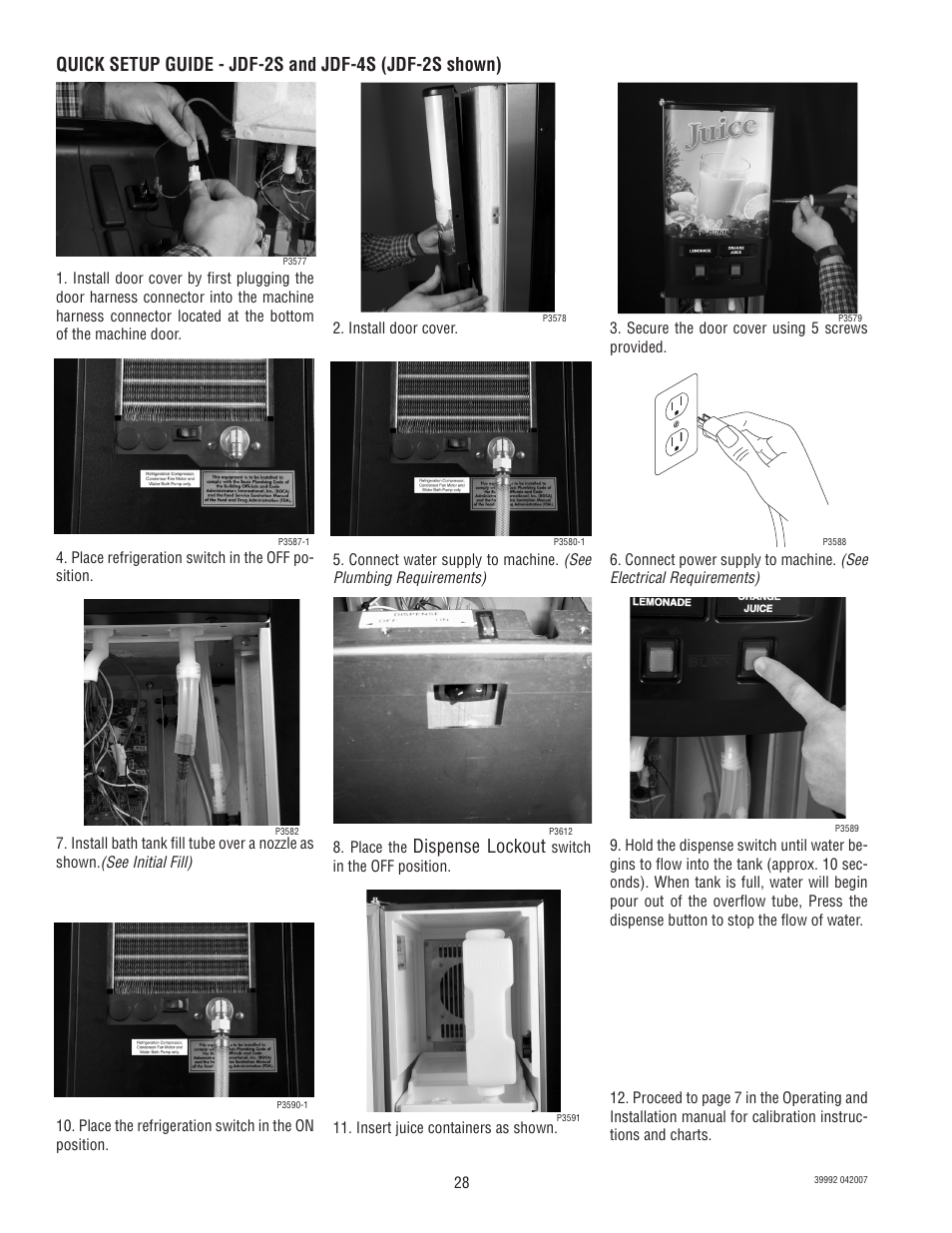 Dispense lockout | Bunn SILVER SERIES JDF-4S User Manual | Page 28 / 28