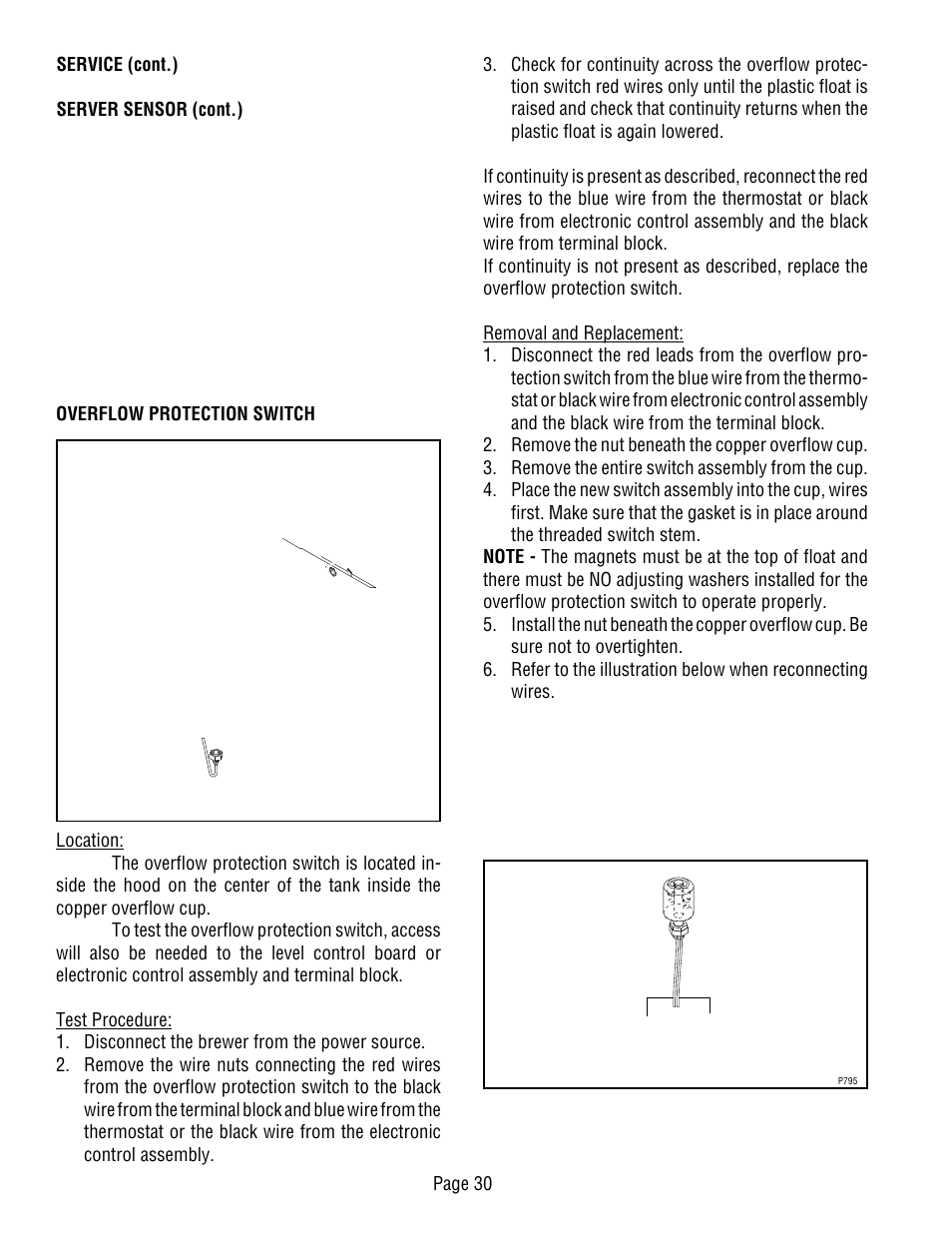 Bunn Dual TF User Manual | Page 30 / 47