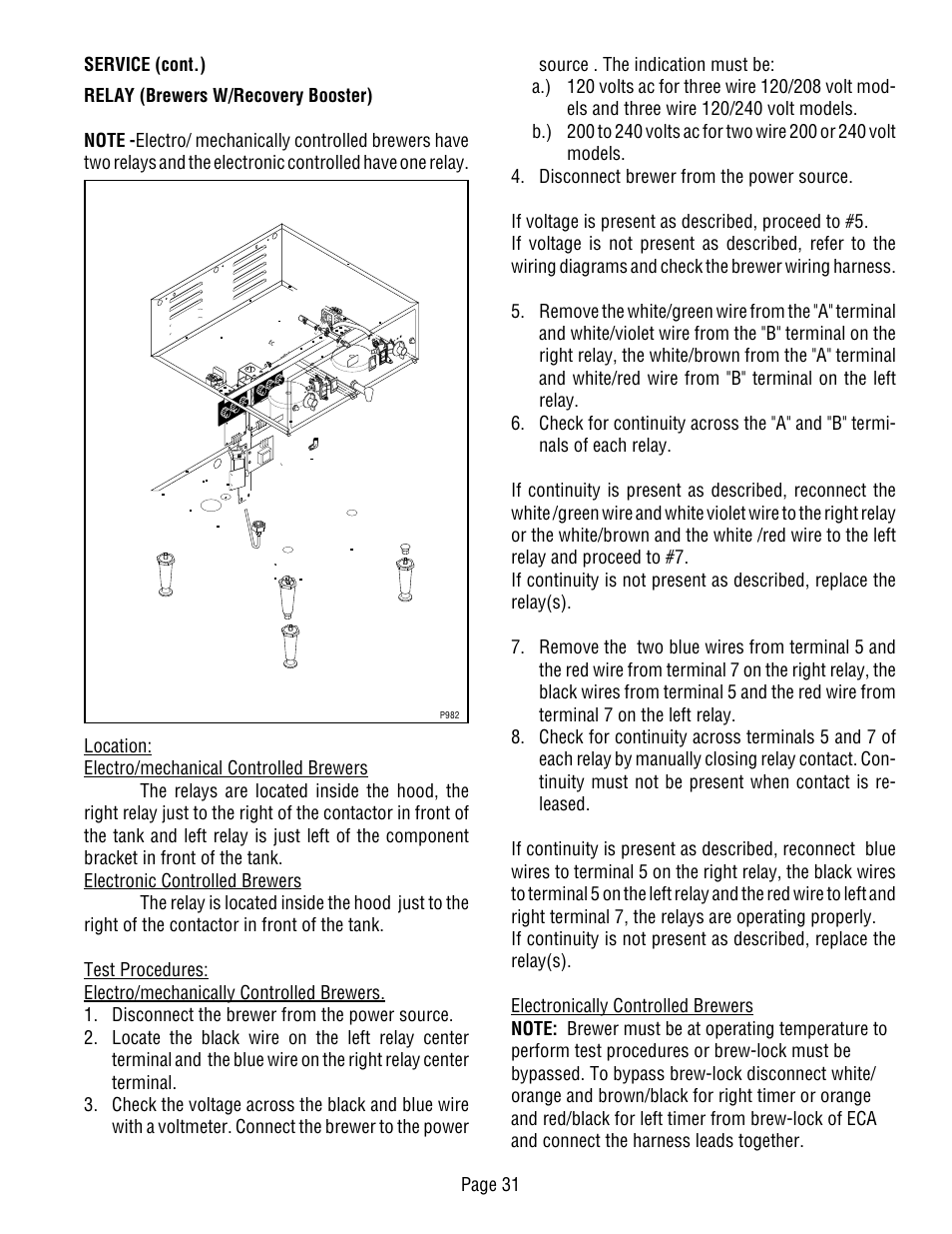 Bunn Dual TF User Manual | Page 31 / 47