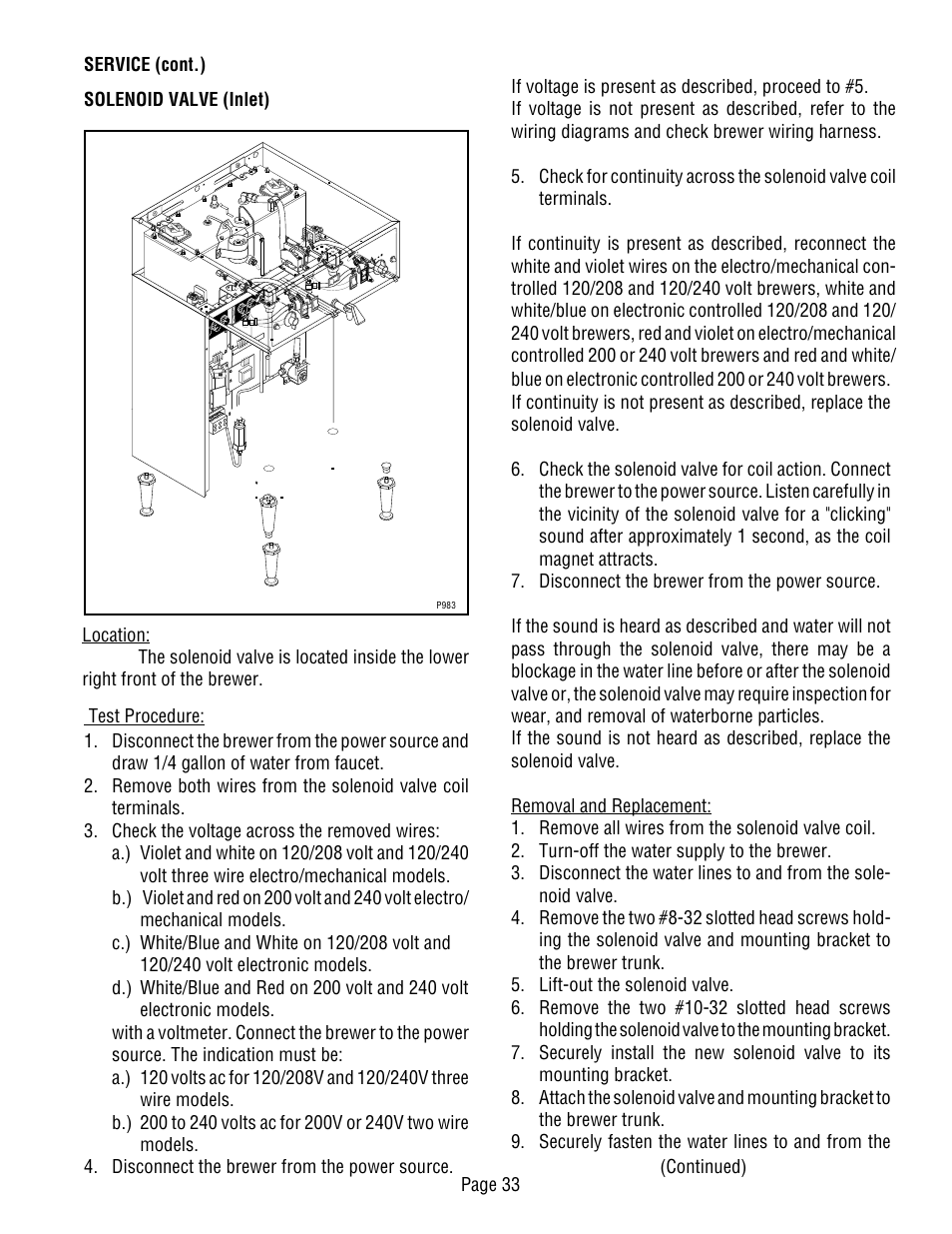 Bunn Dual TF User Manual | Page 33 / 47
