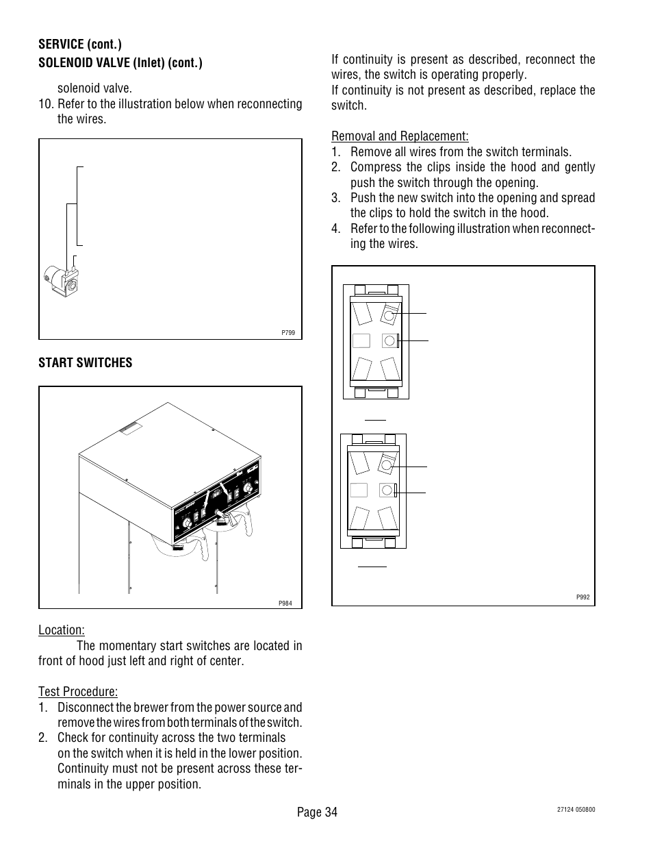 Bunn Dual TF User Manual | Page 34 / 47