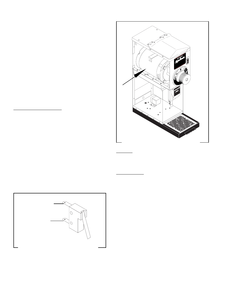 Service (cont,), Fig. 4 ac motor and grind chamber | Bunn G2 User Manual | Page 10 / 22