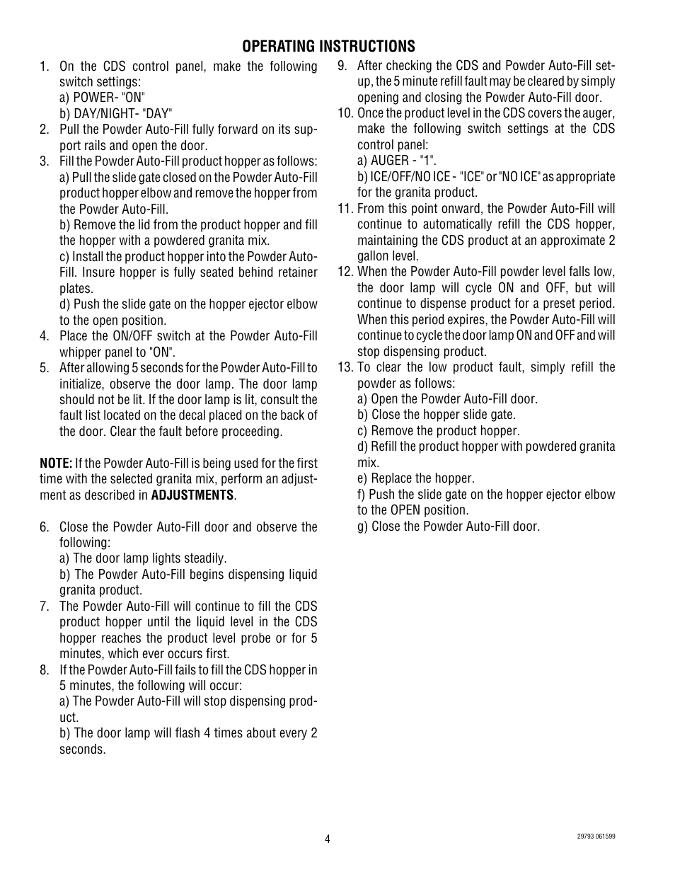 Bunn POWDER AUTO FILL User Manual | Page 4 / 34