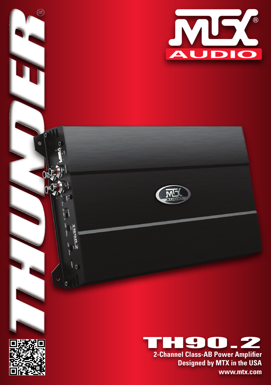 MTX Audio TH Series TH90-2 180W RMS 2-Channel Class A-B Amplifier User Manual | 20 pages