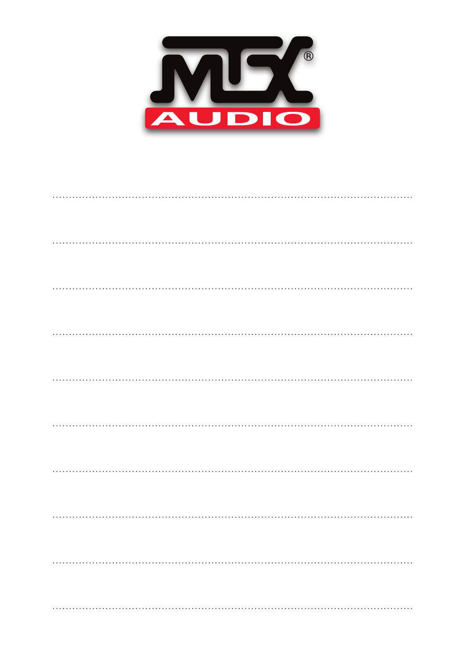 MTX Audio TH Series TH90-4 360W RMS 4-Channel Class A-B Amplifier User Manual | Page 19 / 20
