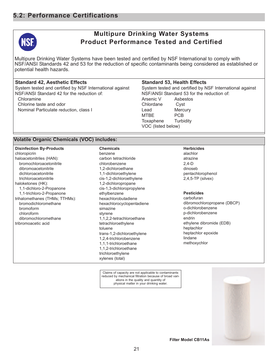 Purenex Multipure Aquaperform User Manual | Page 21 / 28