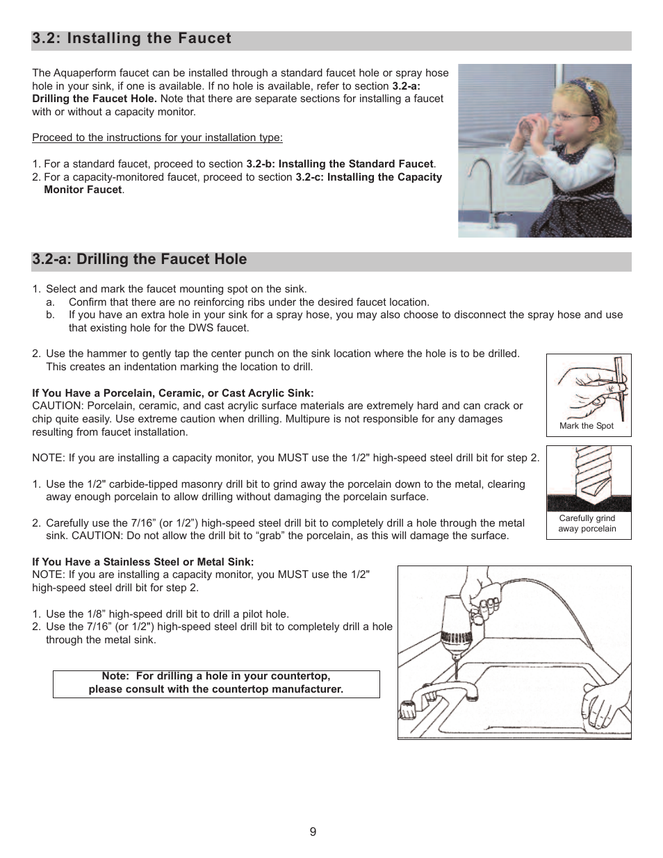 Purenex Multipure Aquaperform User Manual | Page 9 / 28