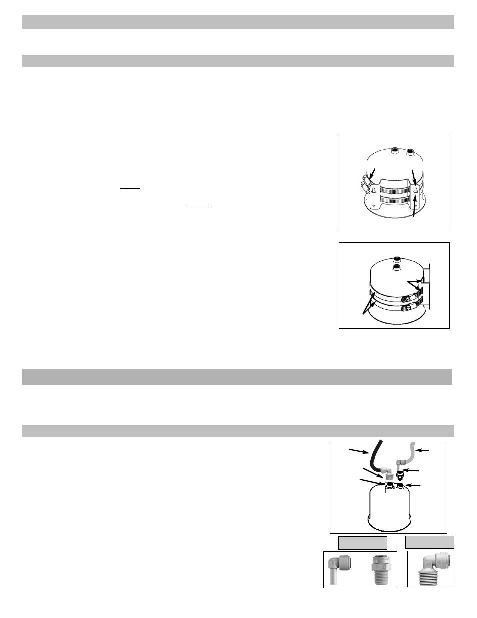 Iv.b. attaching the adapters to the housing | Purenex Multipure Aquaperform For Model MP880SB User Manual | Page 12 / 28