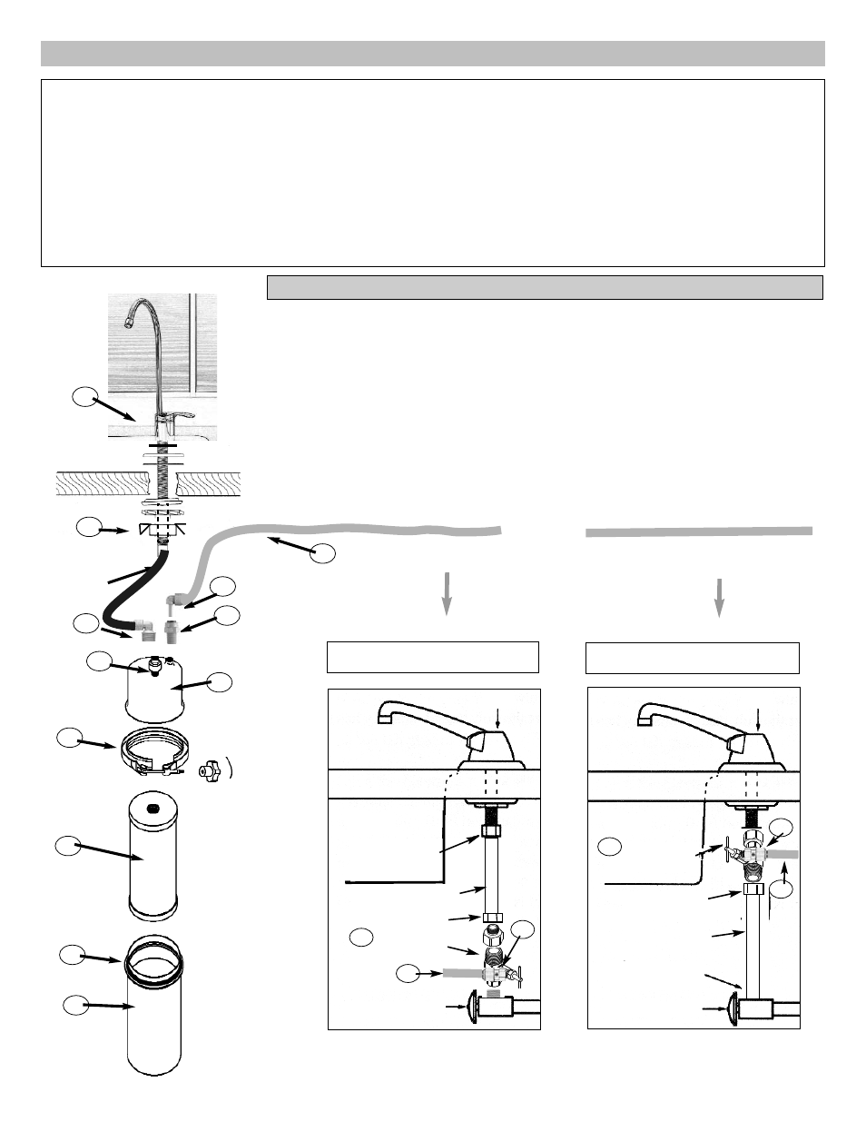 A. b, Mp 880sb installation overview & part numbers i.b | Purenex Multipure Aquaperform For Model MP880SB User Manual | Page 4 / 28
