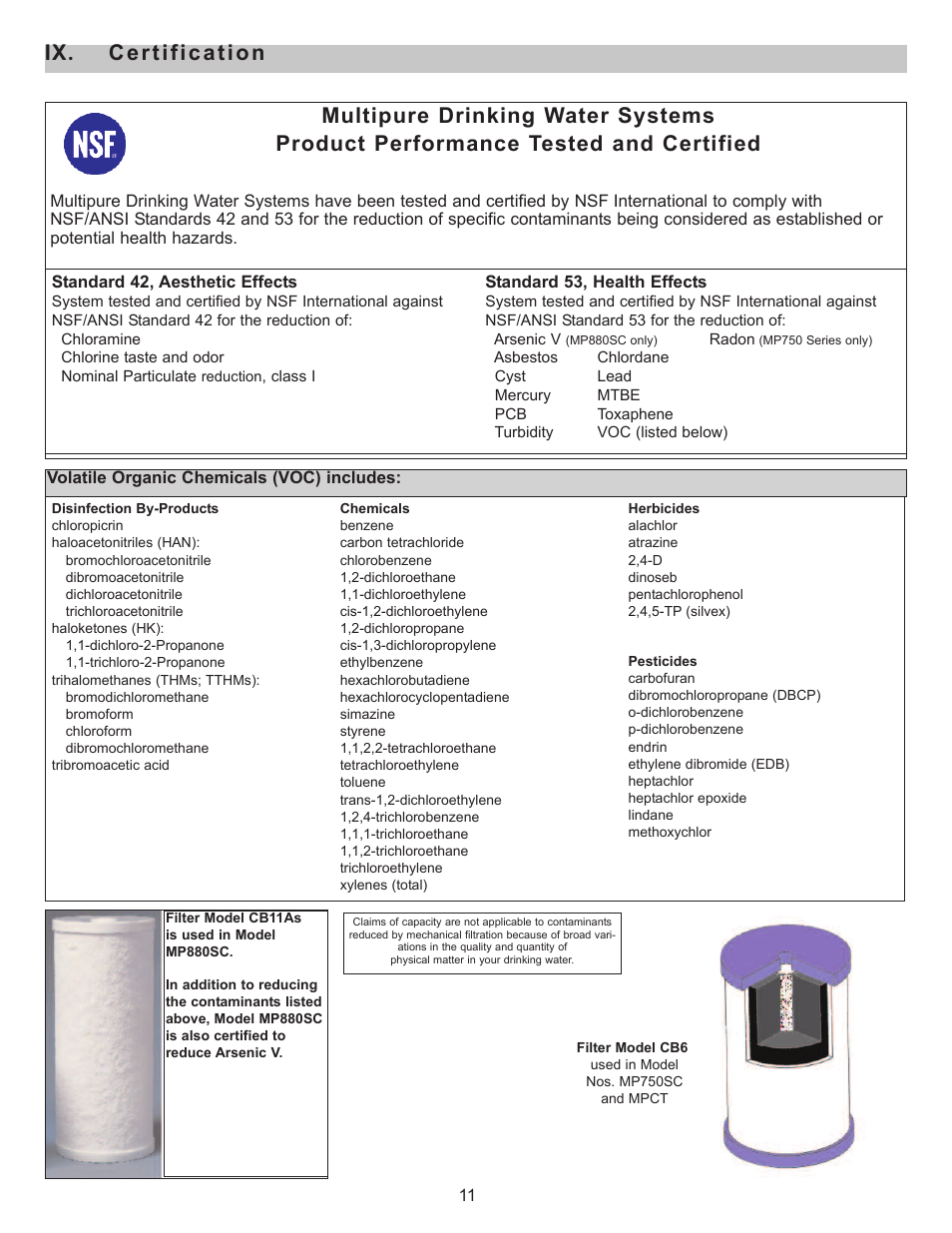 Purenex Multipure Aquaversa User Manual | Page 11 / 18