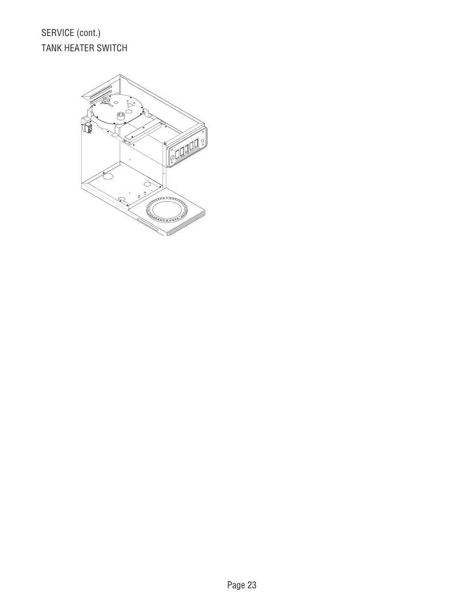 Bunn CWT -DV User Manual | Page 23 / 31