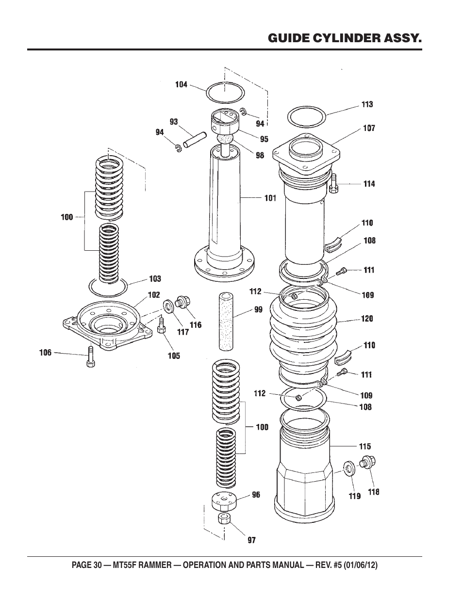 Multiquip MT55F User Manual | Page 30 / 72