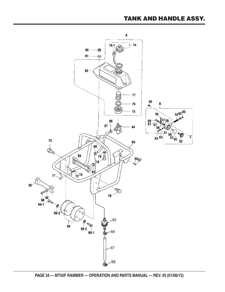 Multiquip MT55F User Manual | Page 34 / 72