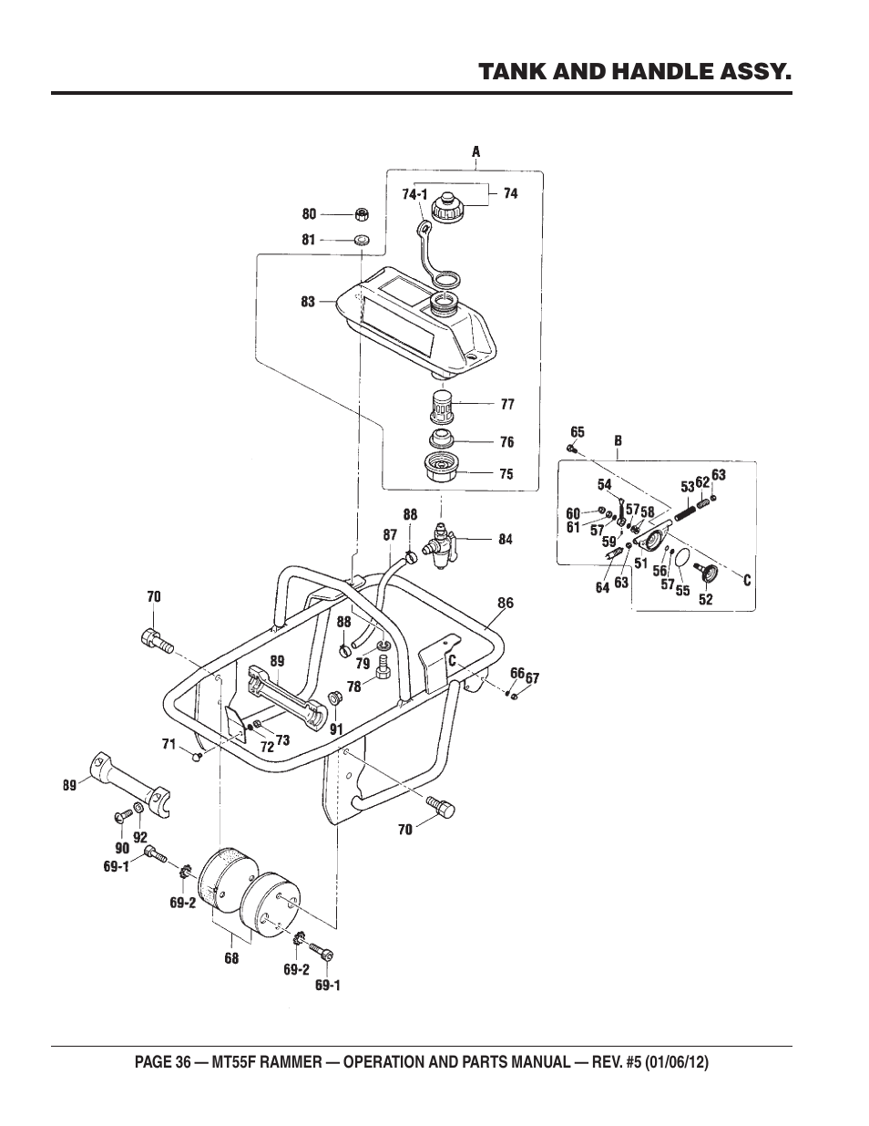 Multiquip MT55F User Manual | Page 36 / 72