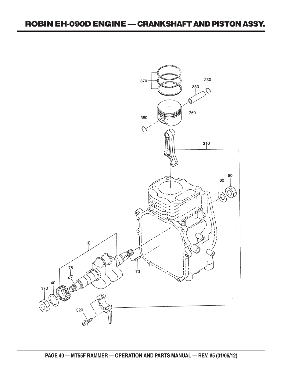 Multiquip MT55F User Manual | Page 40 / 72