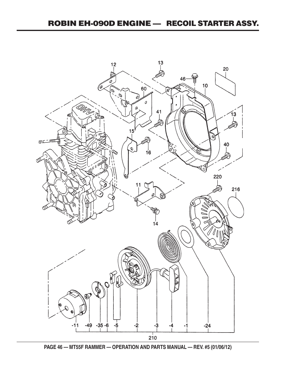 Multiquip MT55F User Manual | Page 46 / 72