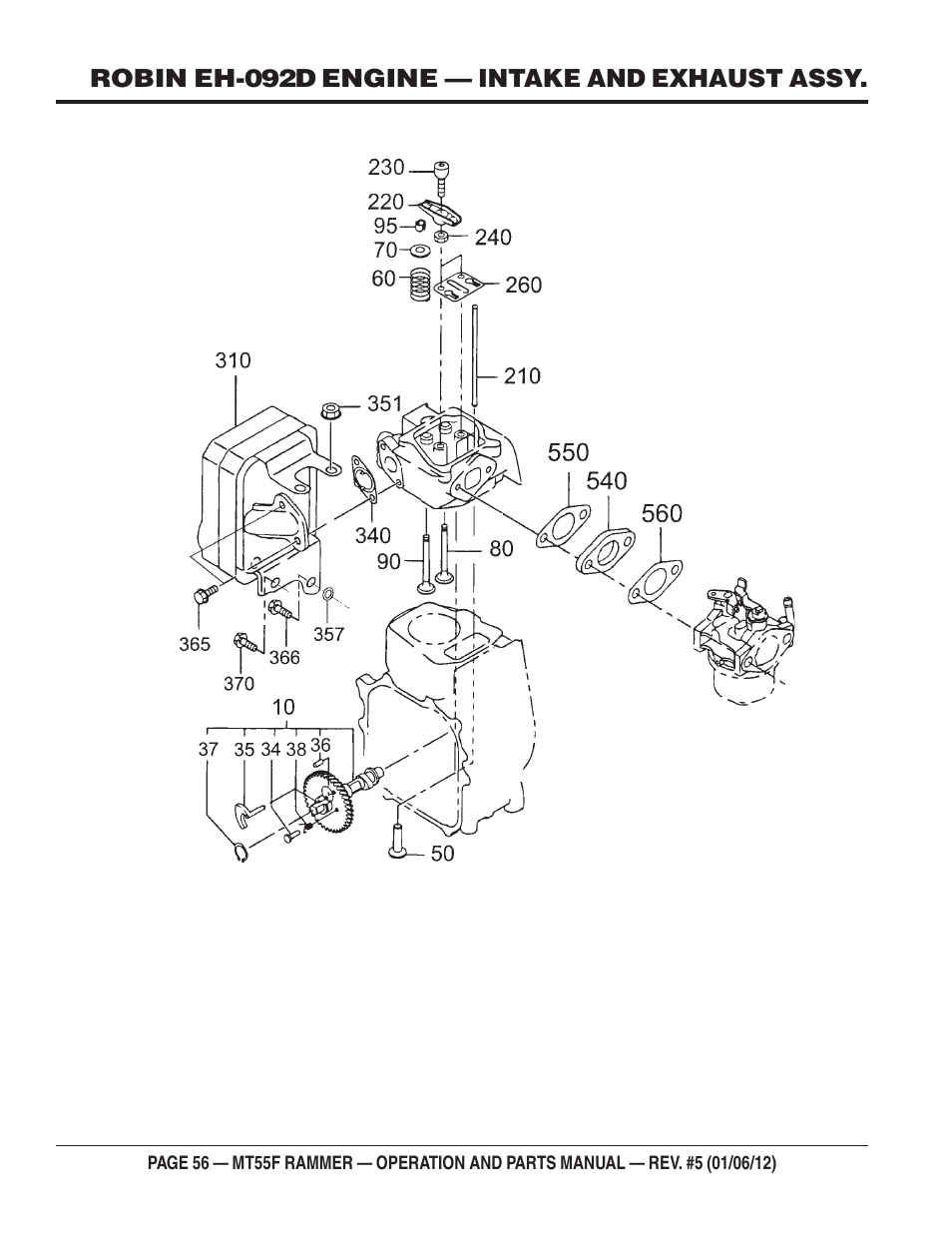 Multiquip MT55F User Manual | Page 56 / 72