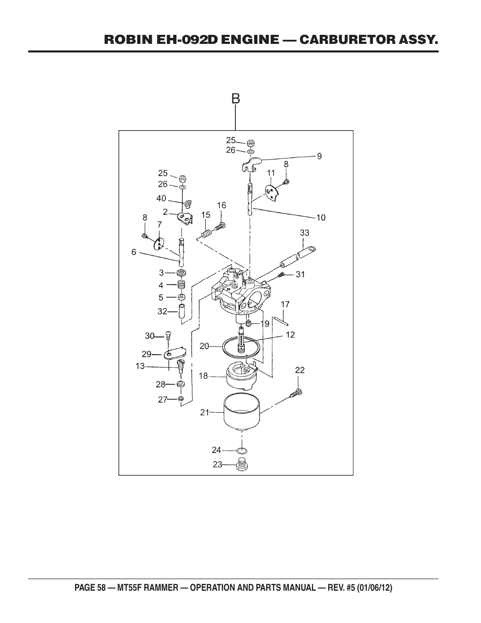 Multiquip MT55F User Manual | Page 58 / 72