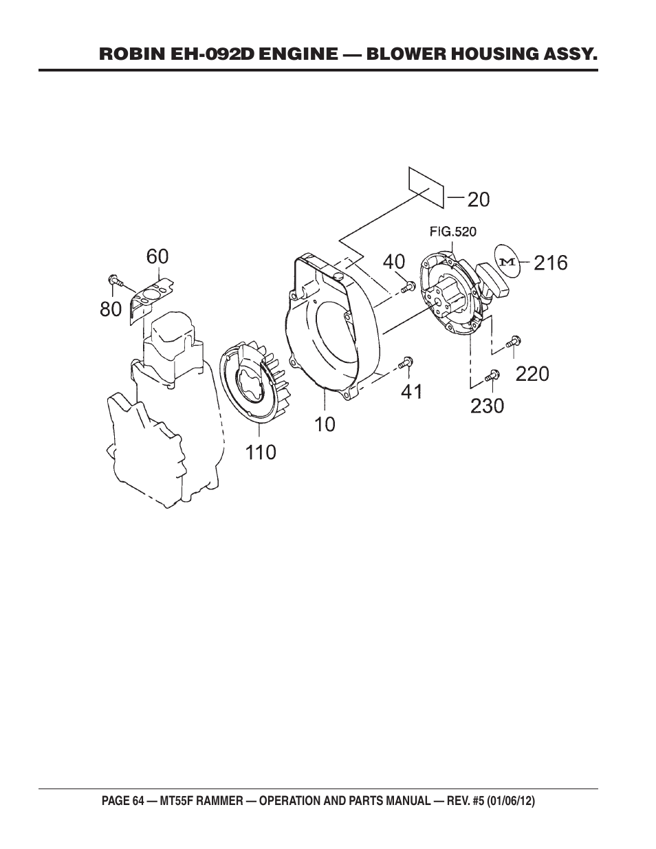 Multiquip MT55F User Manual | Page 64 / 72