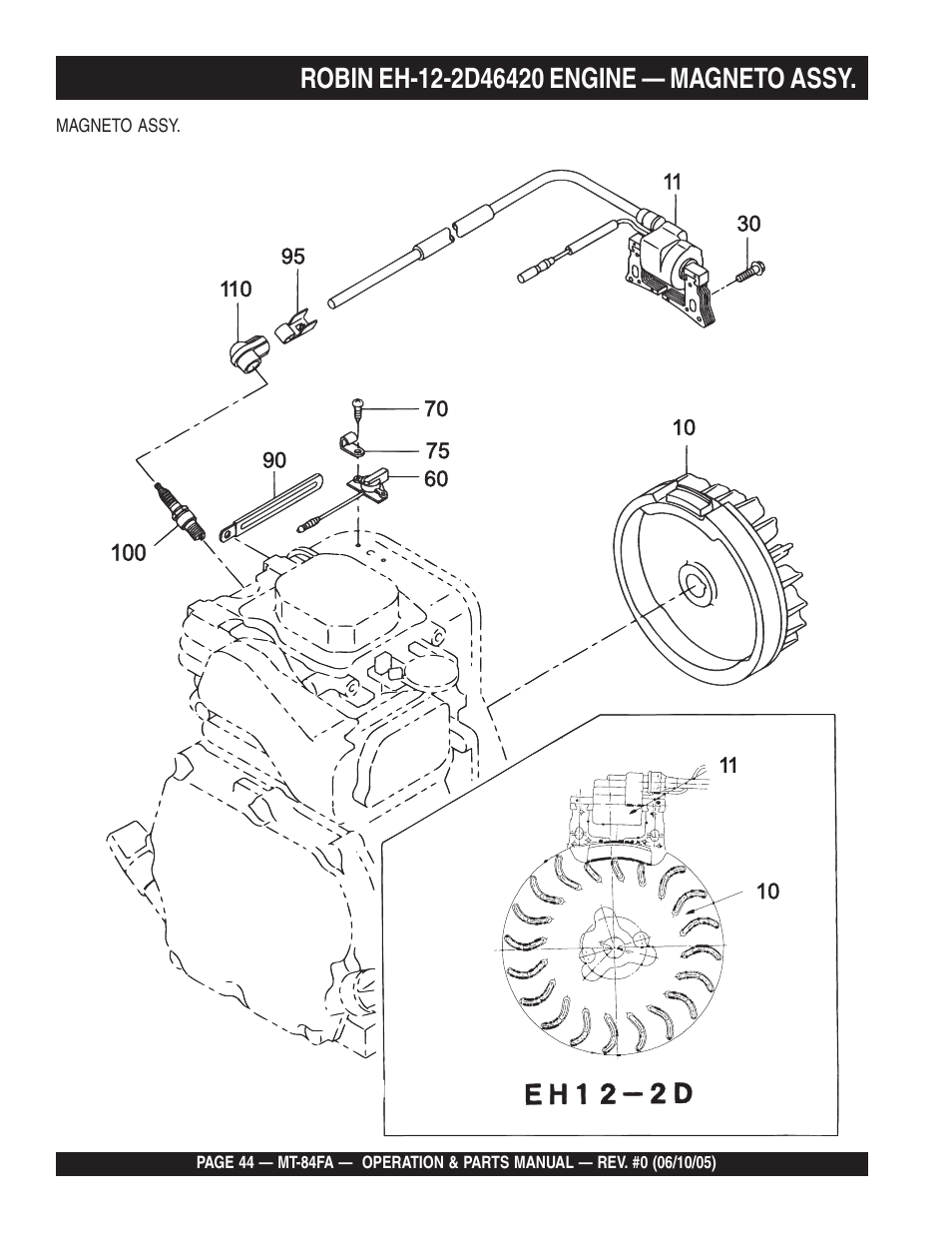 Multiquip MT84FA User Manual | Page 44 / 50