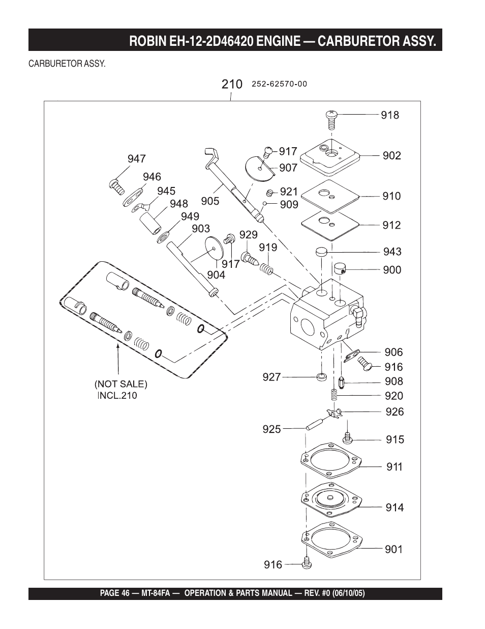 Multiquip MT84FA User Manual | Page 46 / 50