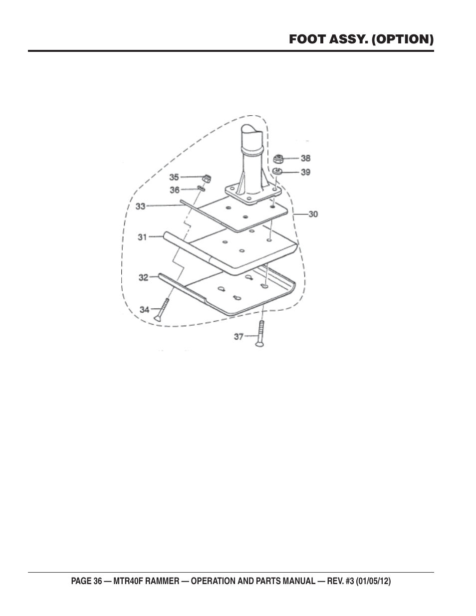 Multiquip MTR40F User Manual | Page 36 / 76