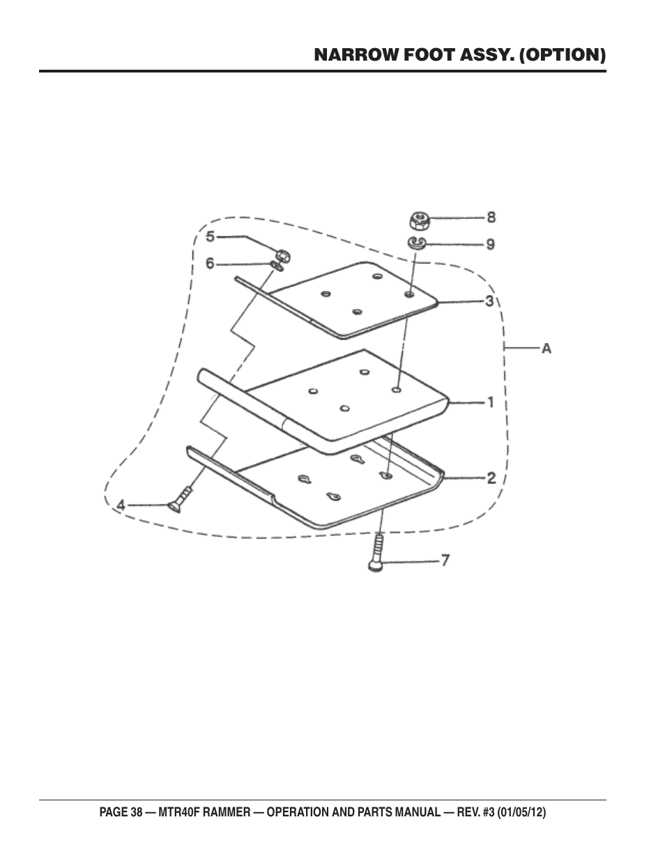 Multiquip MTR40F User Manual | Page 38 / 76